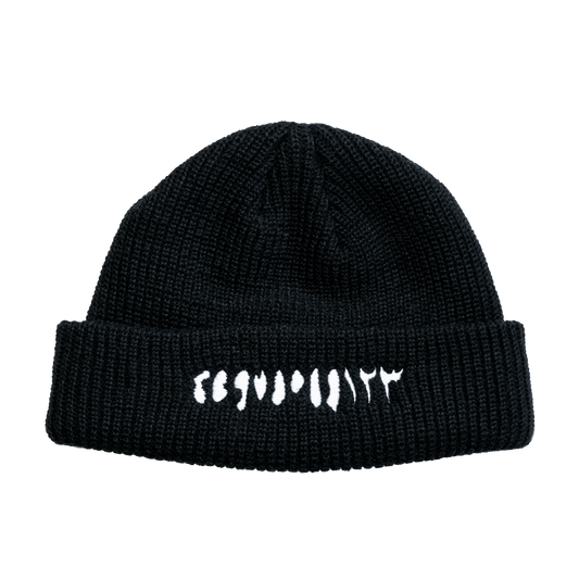 otth - Logo Beanie Black - onetwothreehours