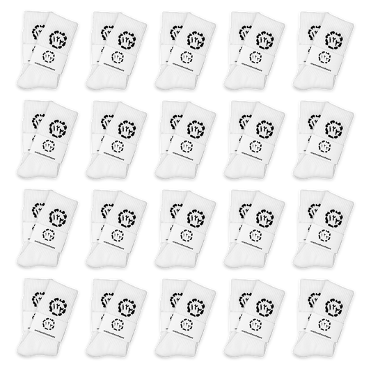 20 Paar Logo Socken - onetwothreehours