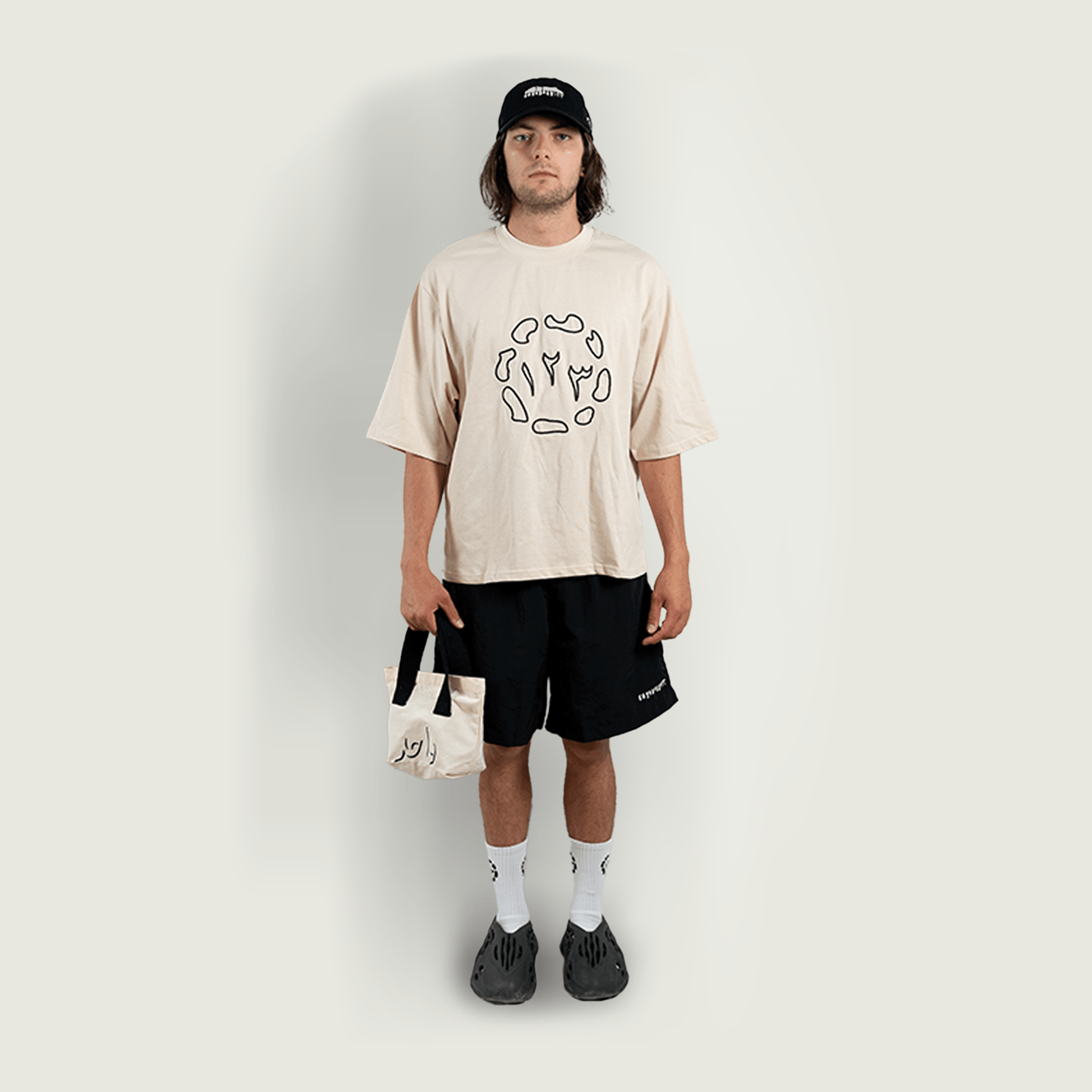 Loop Embroidery T-Shirt - onetwothreehours