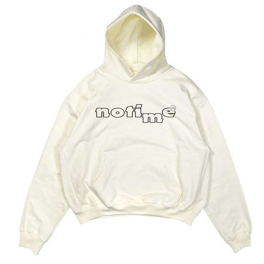 Otth Notime Hoodie Cream White - onetwothreehours