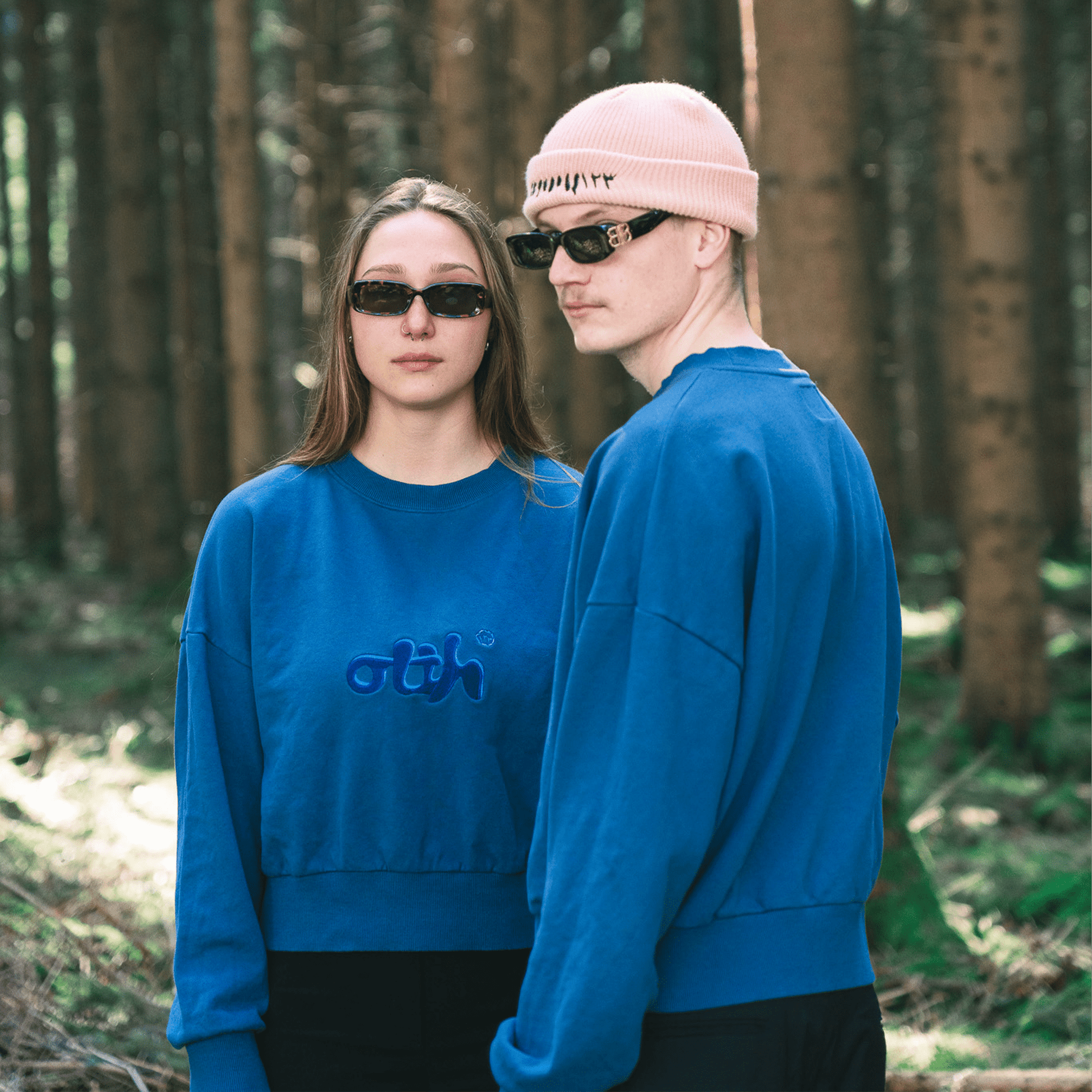 otth Sweatshirt Ocean Blue - onetwothreehours