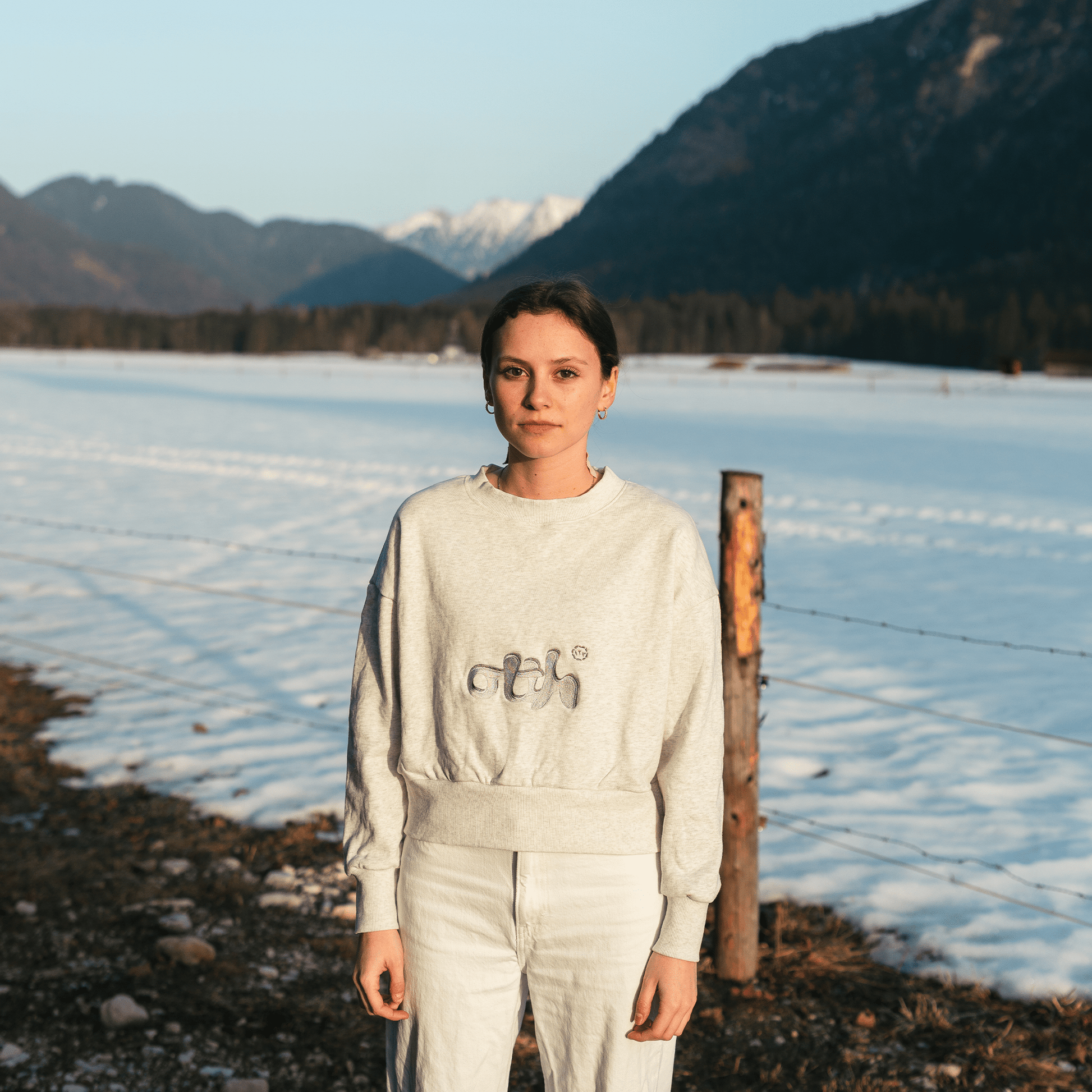 otth Sweatshirt Stone Grey - onetwothreehours